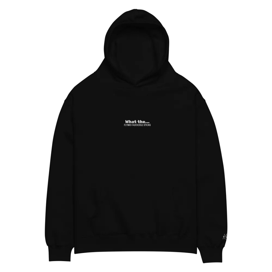 What the... Oversized Hoodie - White Embroidery product image (3)