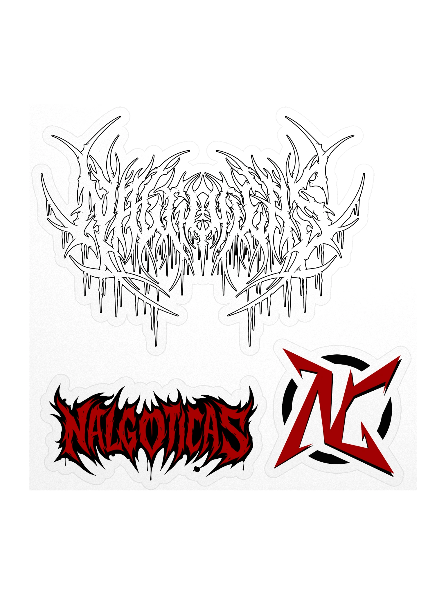 Nalgoticas Metal Sticker Bundle product image (1)