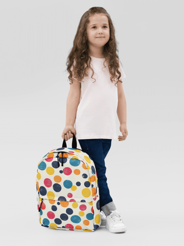 Polka Dot Illusion Vintage Retro Backpack product image (3)