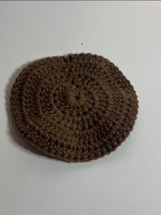 Brown crochet coasters 4 pack product image (3)