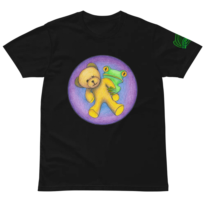 Whimsical Teddy Bear and Frog T-Shirt product image (6)