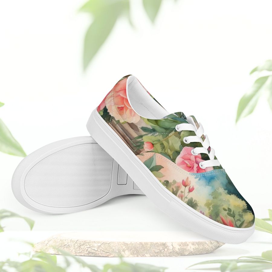 The Lost Garden of Heligan All Over Print Canvas Shoes product image (3)