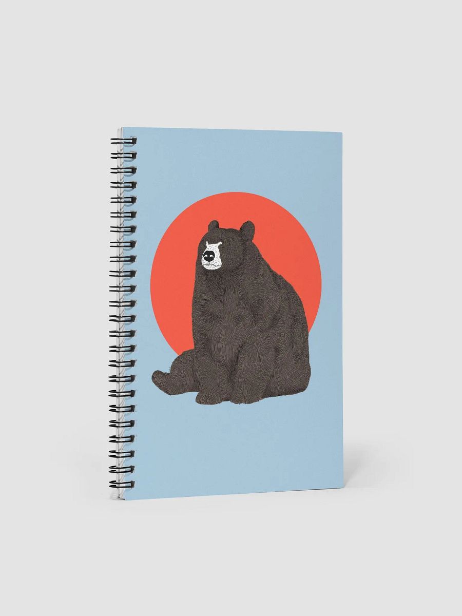 Shy Bear Spiral Notebook product image (1)