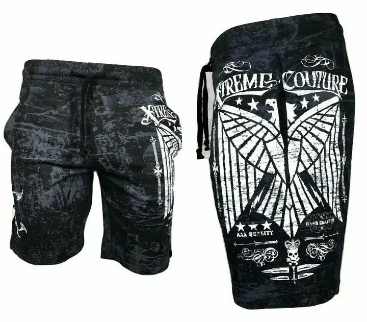 Xtreme Couture Affliction Men's Shorts CONNECT Athletic Fighter MMA S-5XL product image (1)