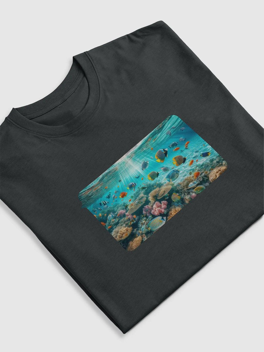 Vertical Vibes Men's Tee | AI Design beautiful underwater scenery product image (5)