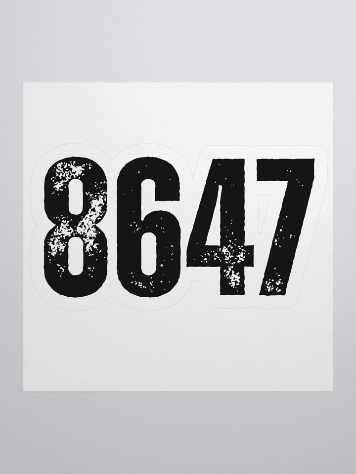 86 47 Kiss Cut Sticker product image (3)