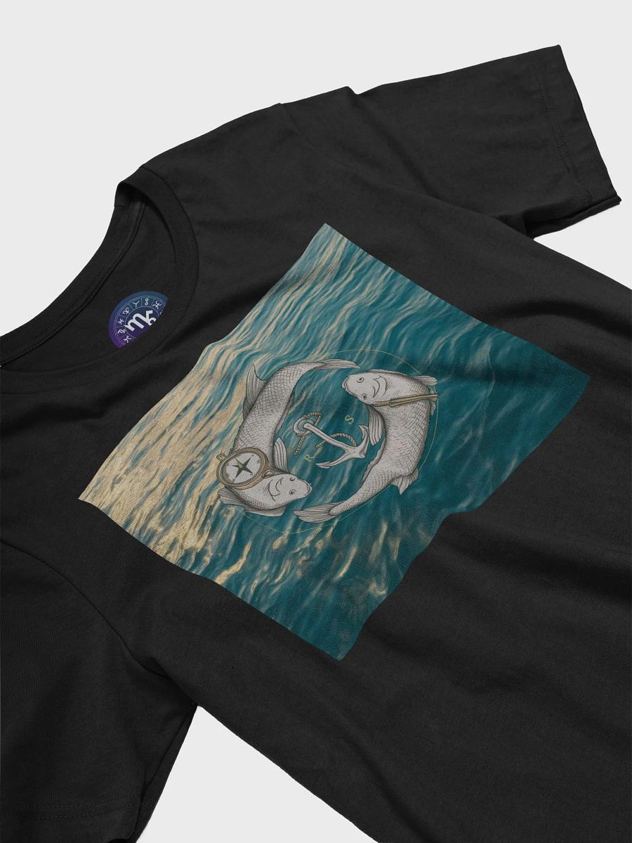Pisces Zodiac Unisex T-Shirt - Anchor Design product image (5)