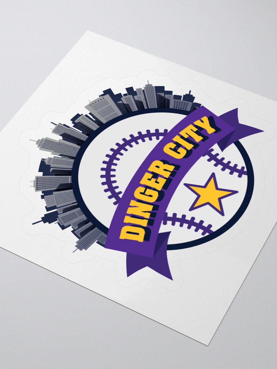 Dinger City Logo Sticker product image (8)