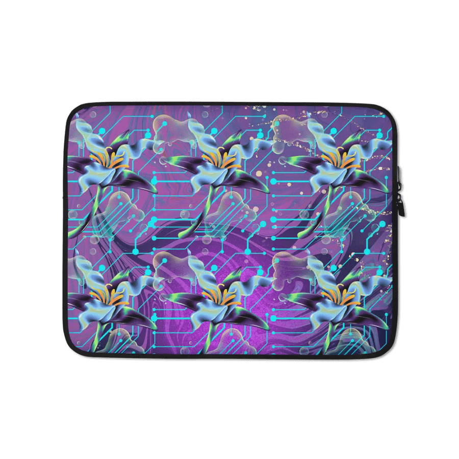 purple mood Circuit Laptop Sleeve for Techi gents and ladies product image (1)