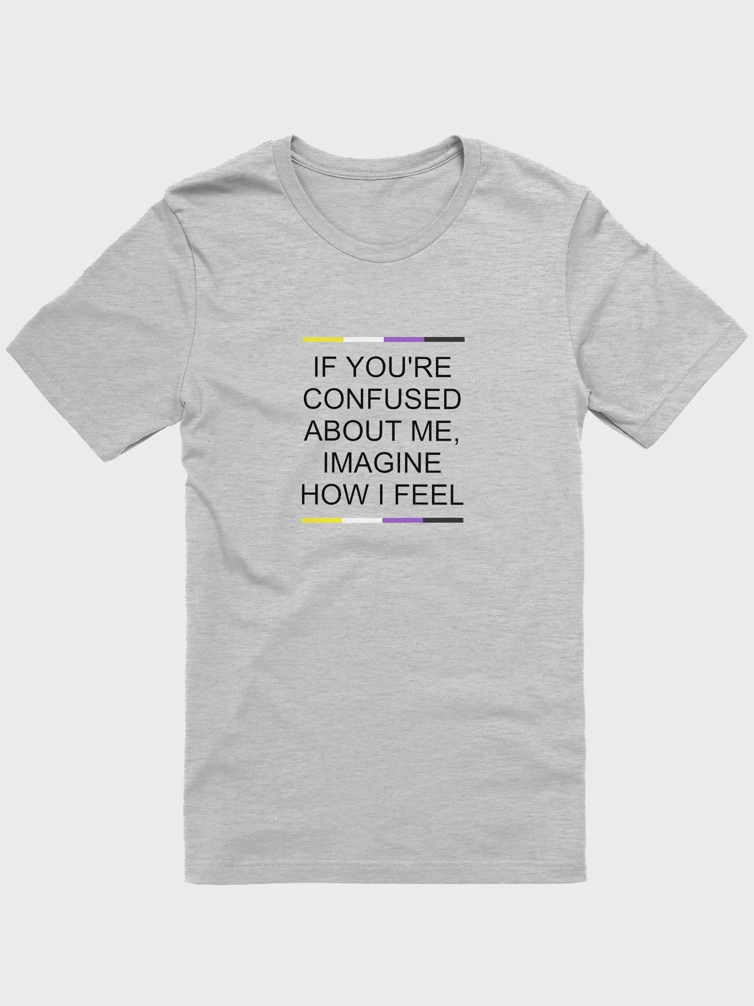 confused nonbinary t-shirt product image (1)