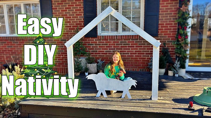 Nativity Scene Jesus Cutout Template product image (1)