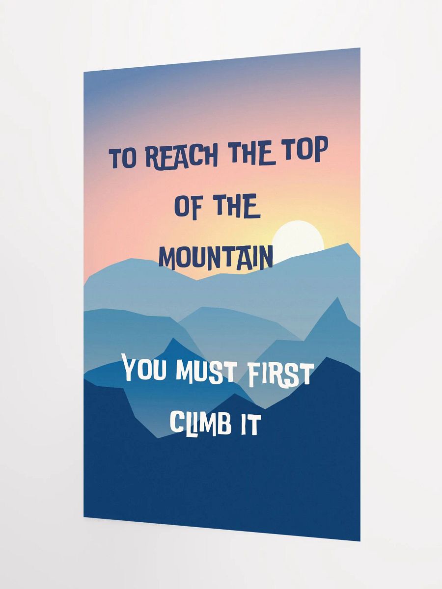 Top of the Mountain Sunset Poster product image (3)