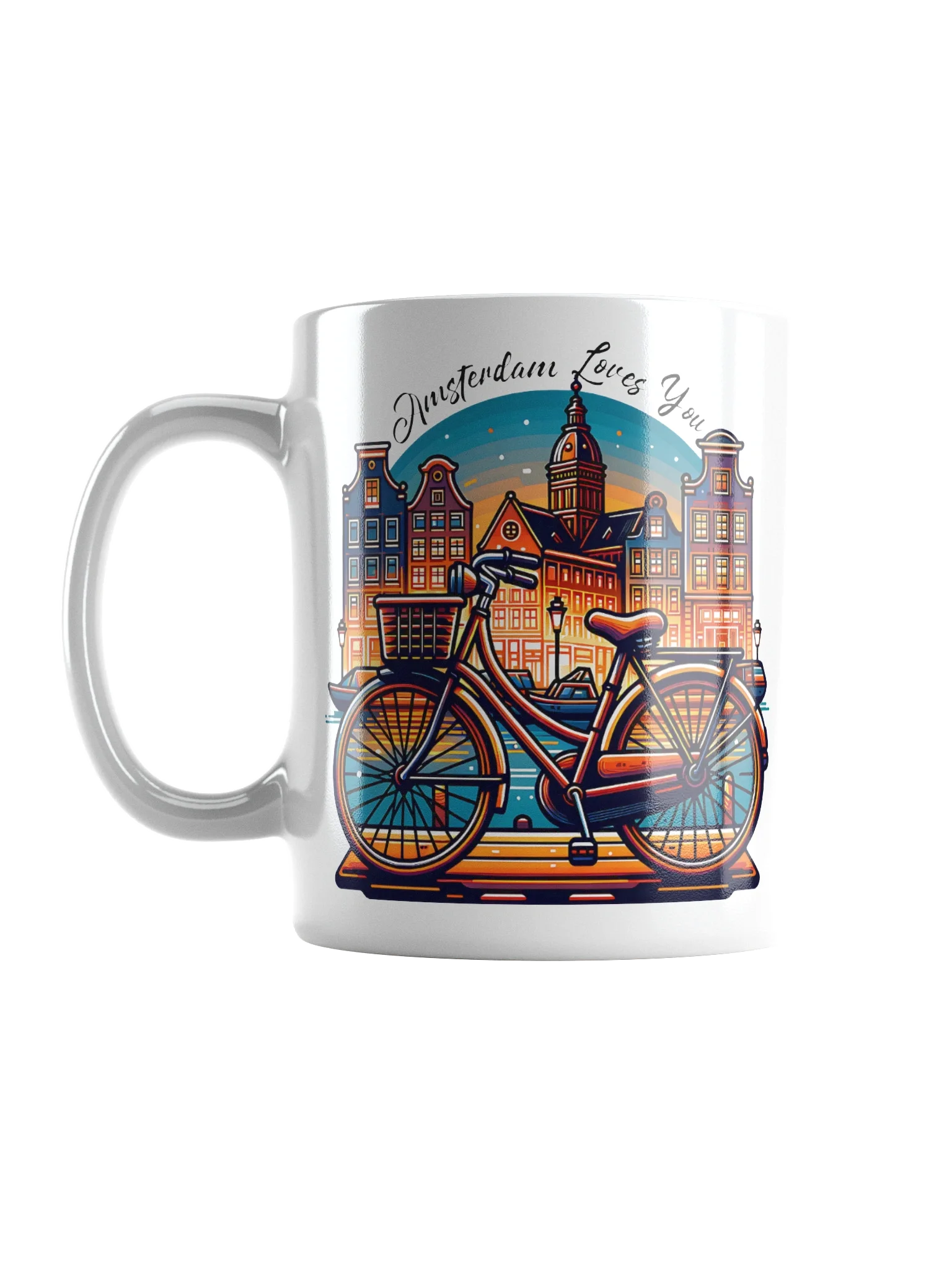 Amsterdam Loves You White Glossy Mug product image (4)