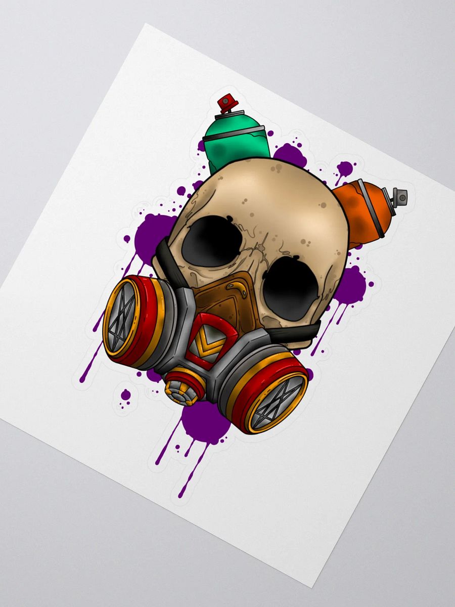 Graffiti Skull Sticker product image (2)