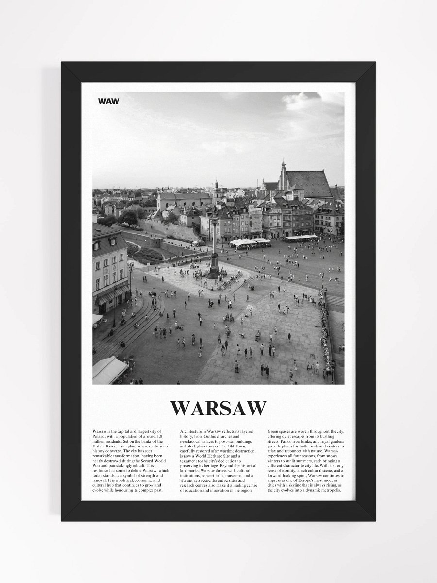 Warsaw 02 Newspaper Poster | Framed product image (5)
