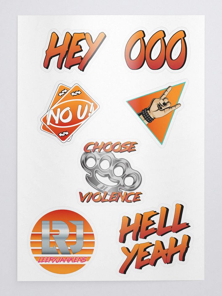 Emote Sticker Sheet product image (1)