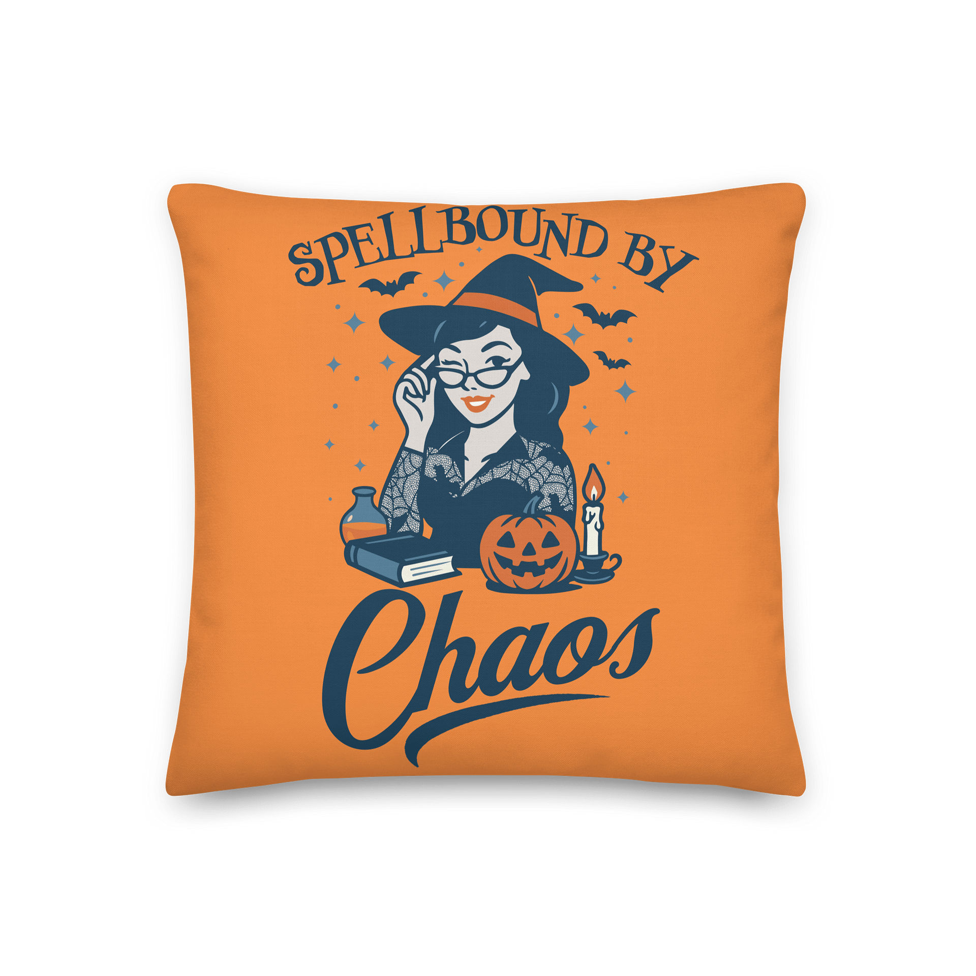 Spellbound by Chaos Halloween Pillow Orange - Limited Time! product image (1)