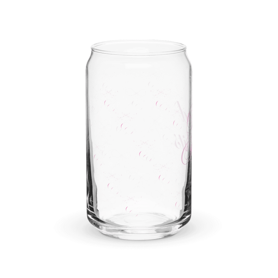 Bad Habits Girly Print Glass Can Cup With Or Without Lid product image (4)