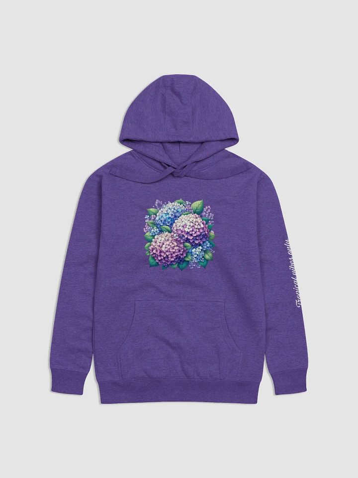 Pharmaceutical Codebreaker Hoodie | KI-Design: Hortensienblüte im Mandala-Stil product image (1)