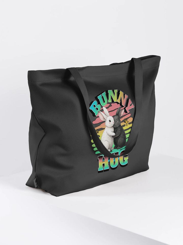 Bunny Hug Rabbit Eco-Friendly Tote Bag product image (1)