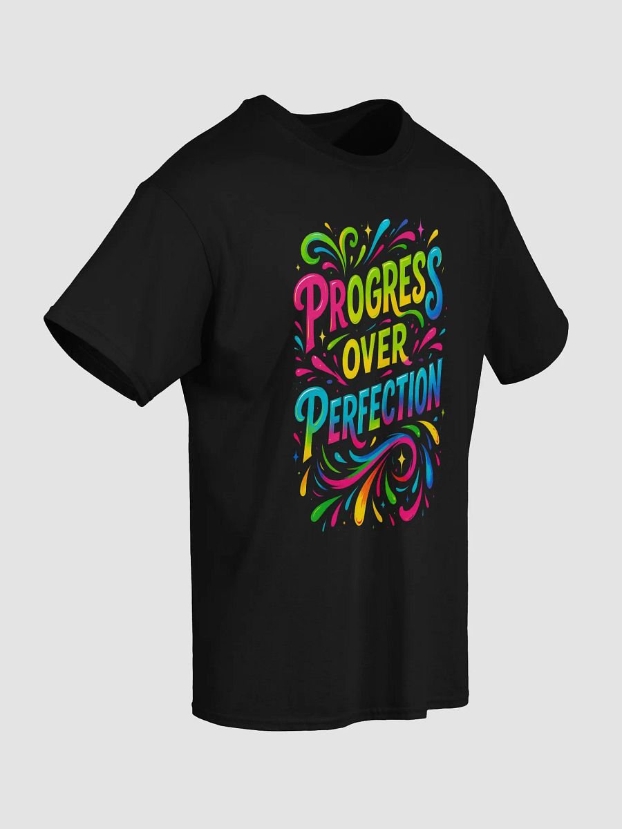 Progress Over Perfection – Bold Motivational Graphic Tee product image (5)
