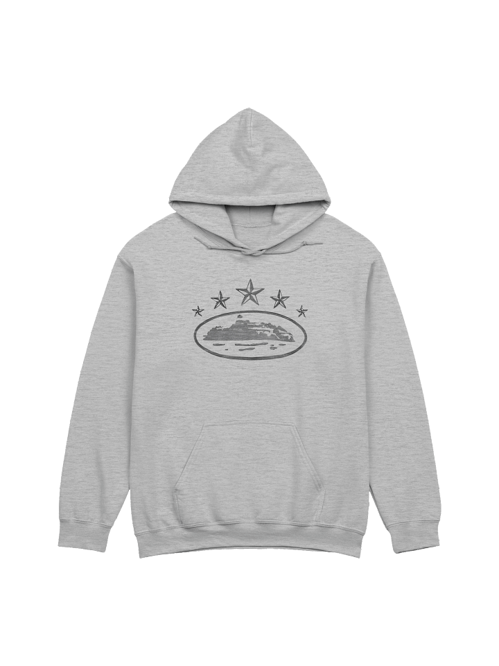 Corteiz 5 Starz Alcatraz Hoodie Grey product image (1)