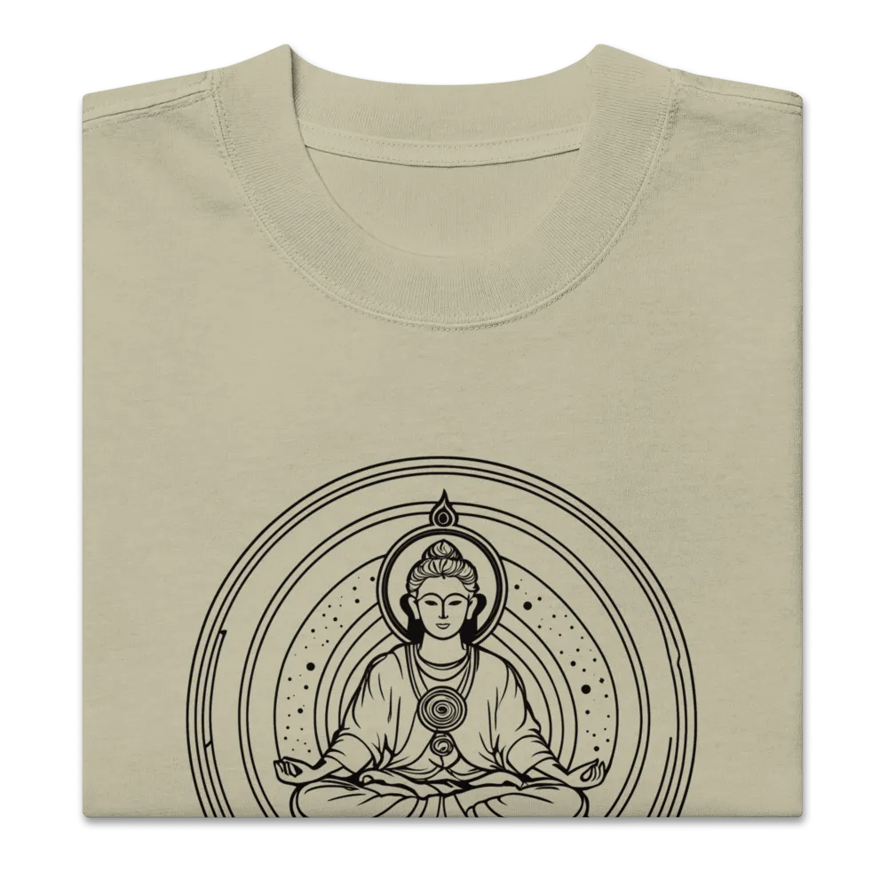 [Meditation 3 - Black] Oversized T-Shirt product image (16)