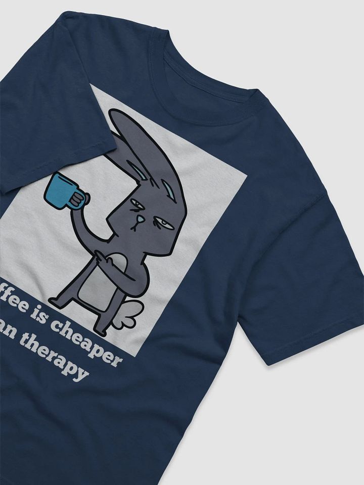 COFFEE OVER THERAPY T-SHIRT (WHITE) product image (74)