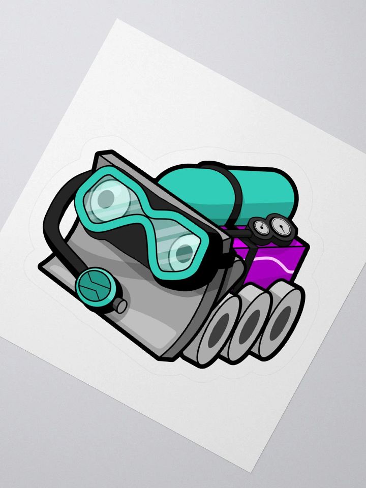 Scuba Diving Dozer Sticker product image (2)