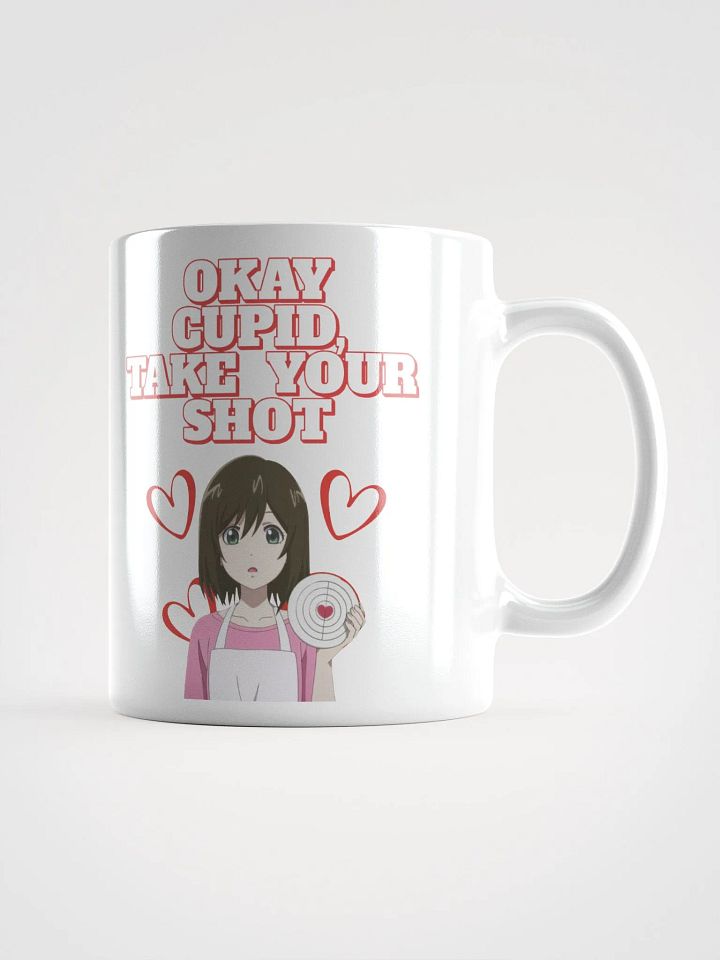 Okay Cupid, Take Your Shot - Valentine's Day White Coffee Cup product image (3)