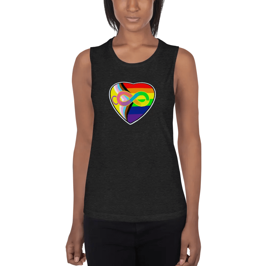 LGBTQIA+ & Autistic Pride Heart product image (1)
