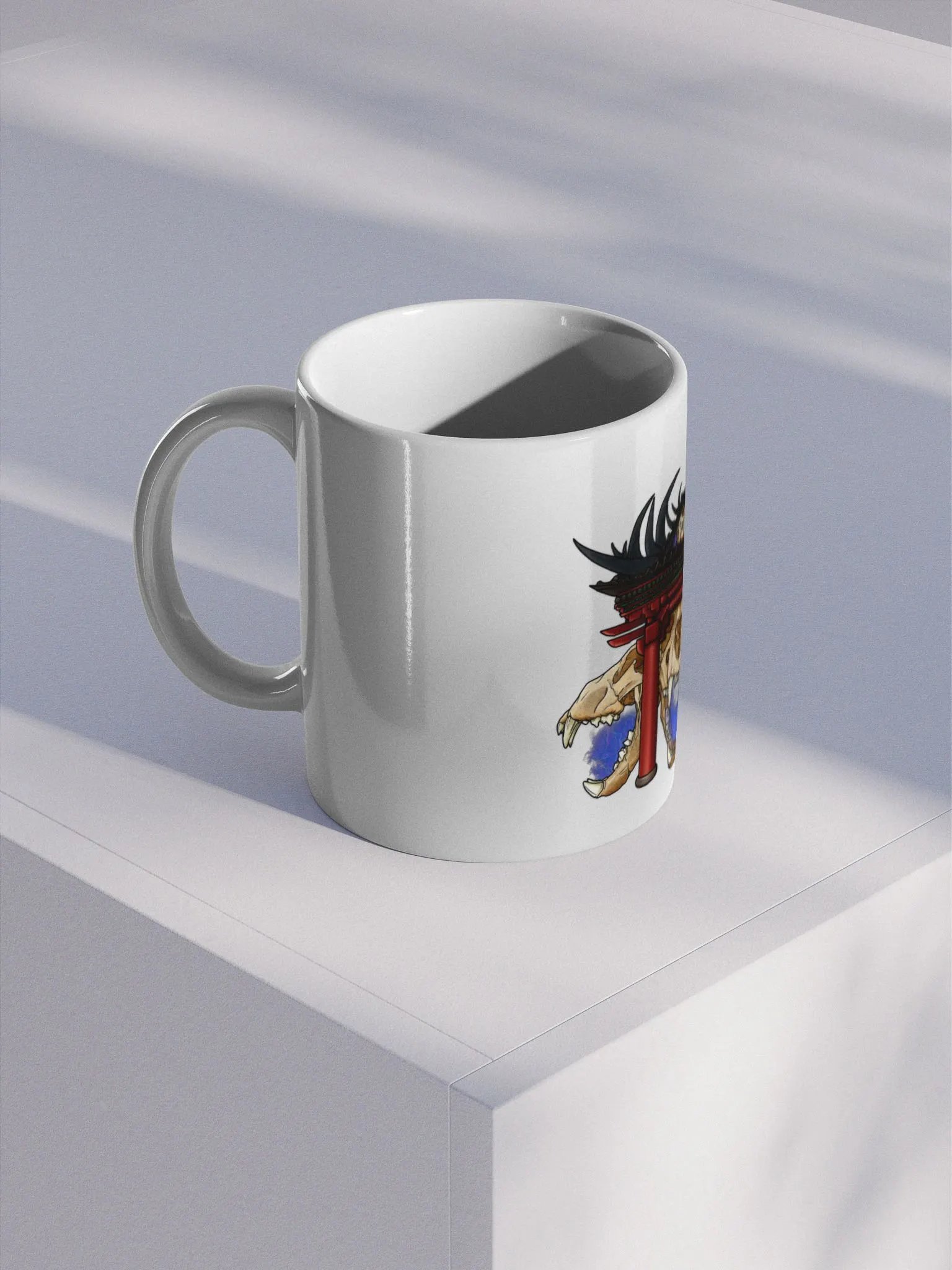 Malevolent Shrine Community White Glossy Mug product image (1)