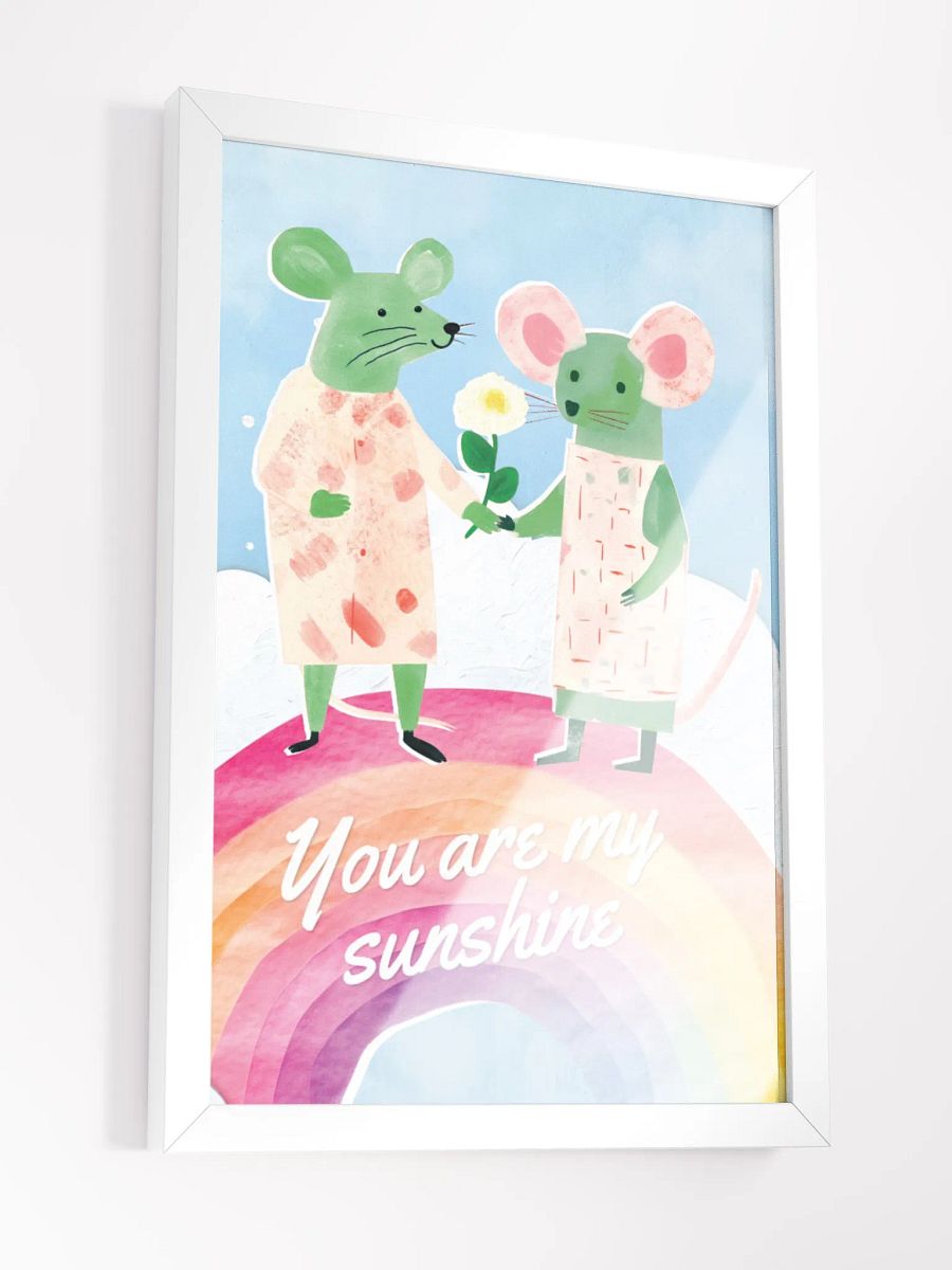 'You Are My Sunshine' Framed High-Quality Matte Poster product image (3)