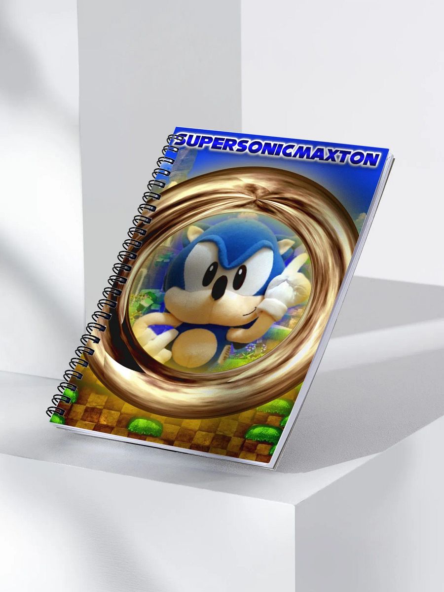 SuperSonicMaxton Spiral Notebook product image (3)