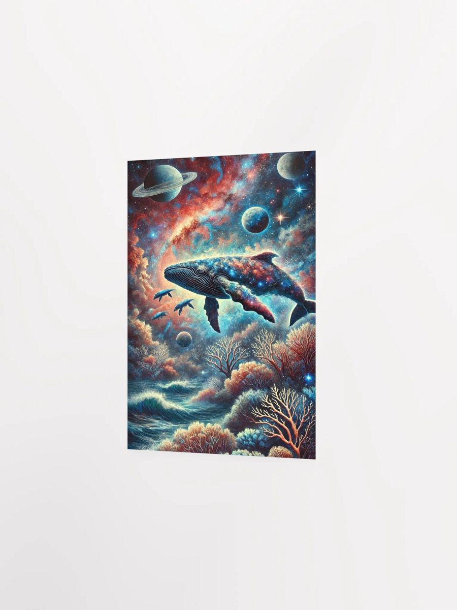 Cosmic Underwater Scene Matte Poster product image (3)