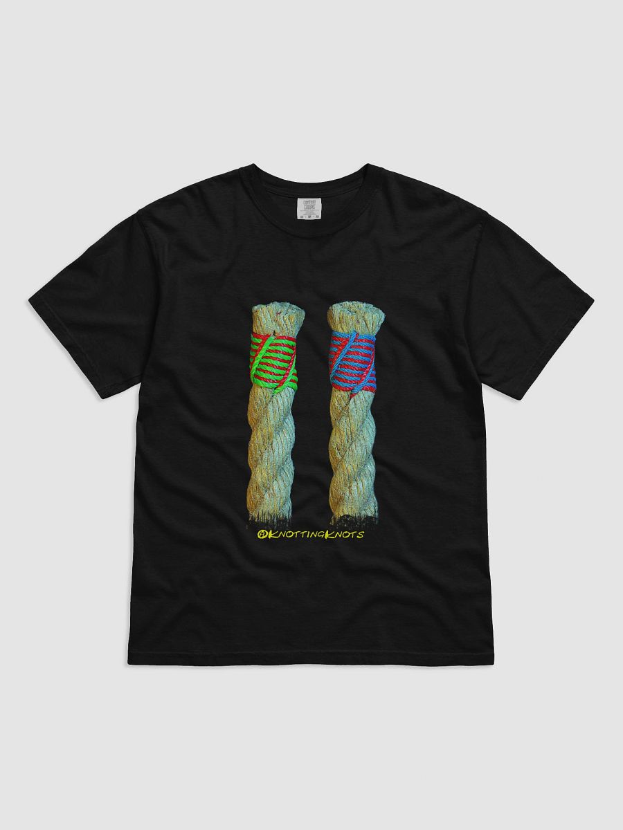 Nautical Sailmaker's Whipping Black T-Shirt product image (1)