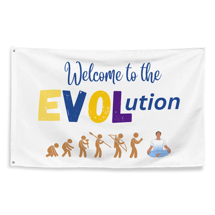 EVOLutionary Meditation Flag product image (2)