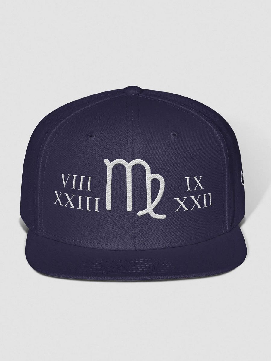 Virgo Zodiac Sign "Meticulous" : Strength in Simplicity Snapback Cap product image (1)