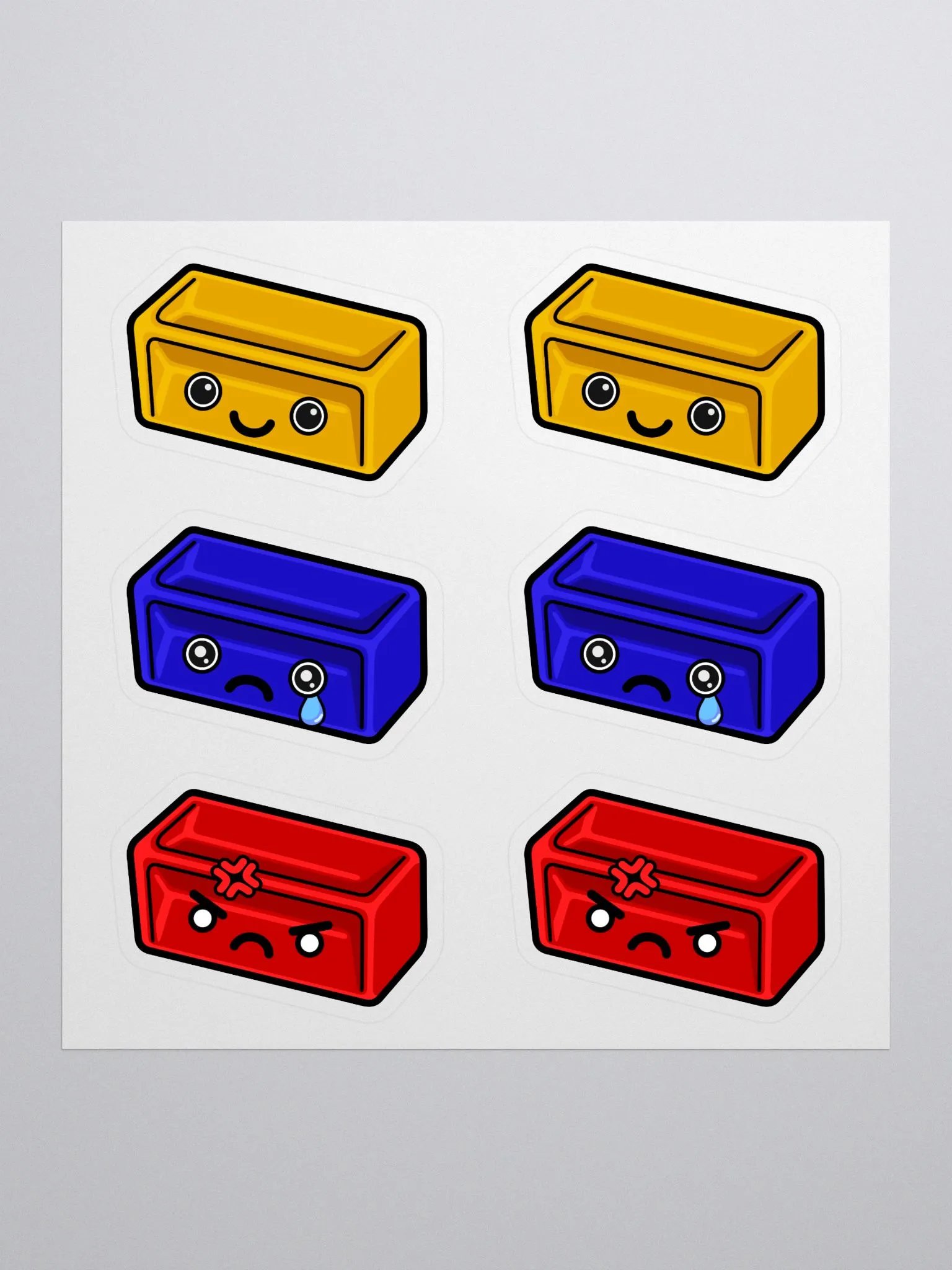 Sample Emote Sticker Sheet product image (1)