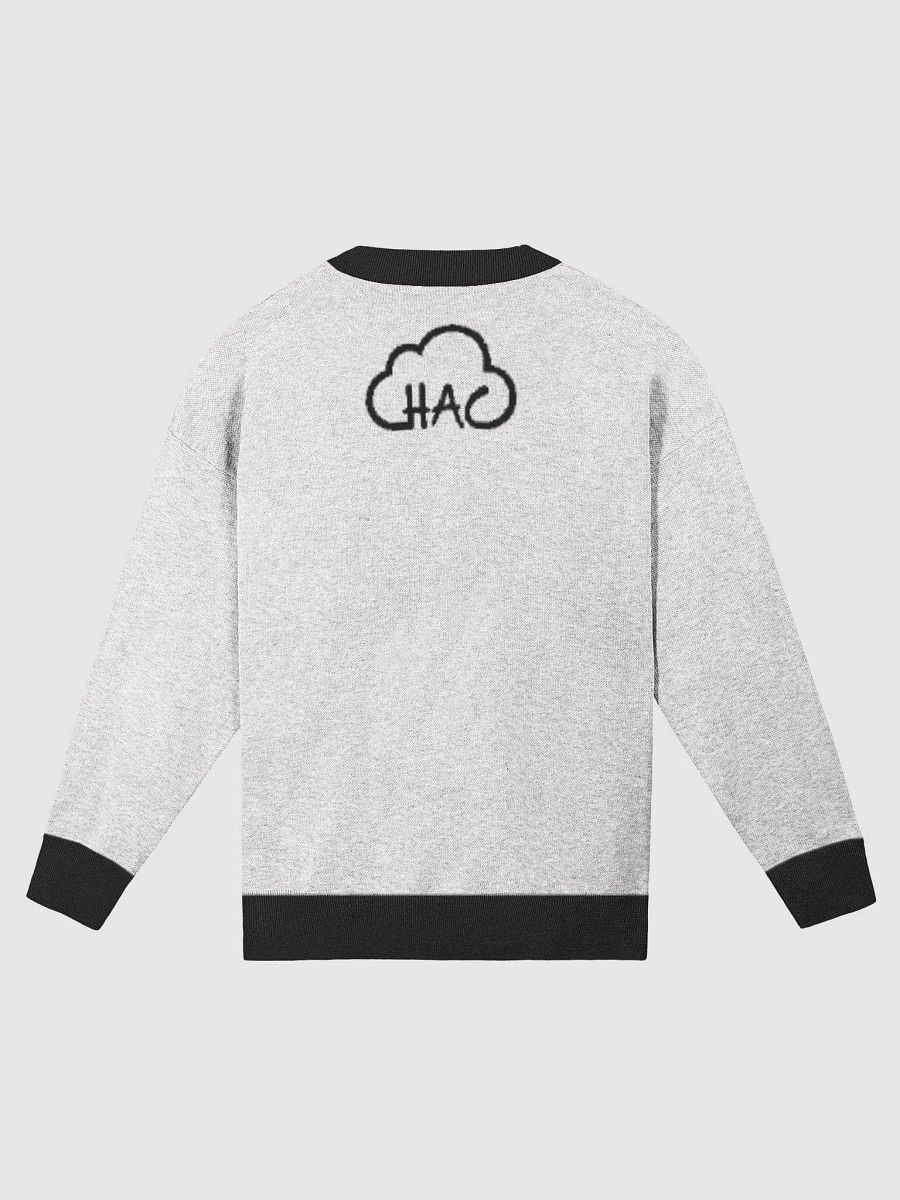 Pink Fox Knitted Crewneck Sweater Relaxed Fit product image (3)