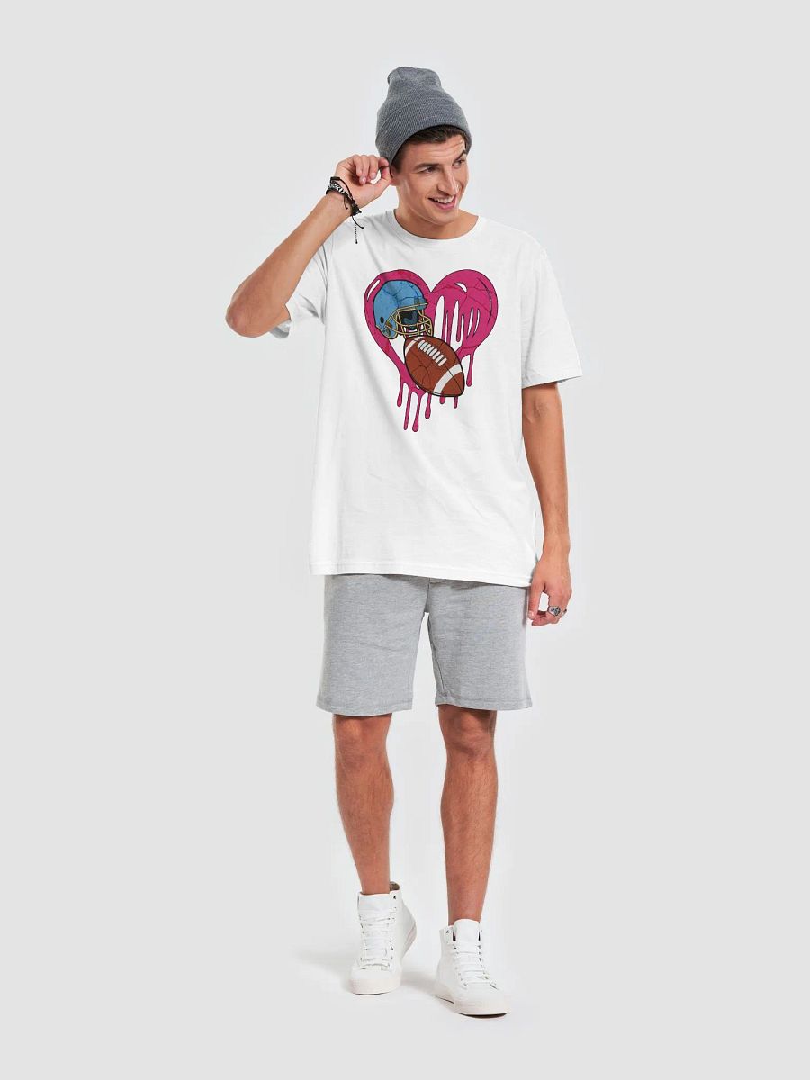 Heart Football Gridiron T-Shirt product image (63)