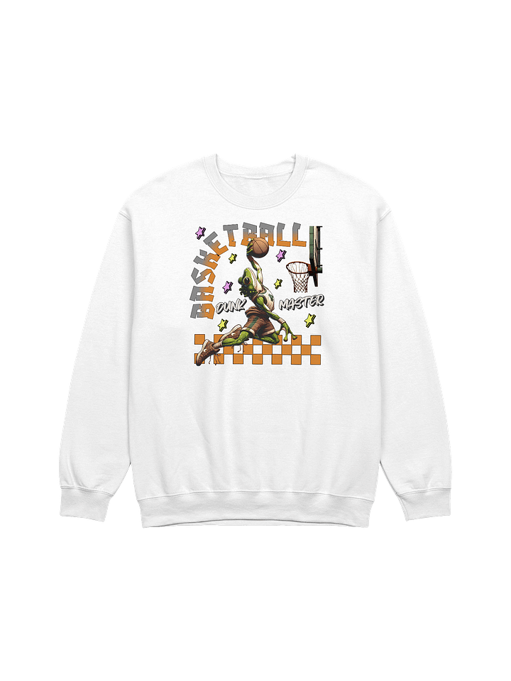 Basketball Dunk Master Frog Crewneck Sweatshirt product image (15)