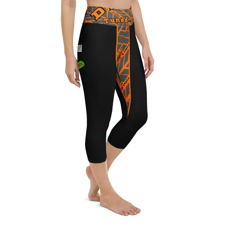 90s Vibes All-Over Yoga Capri Leggings product image (2)