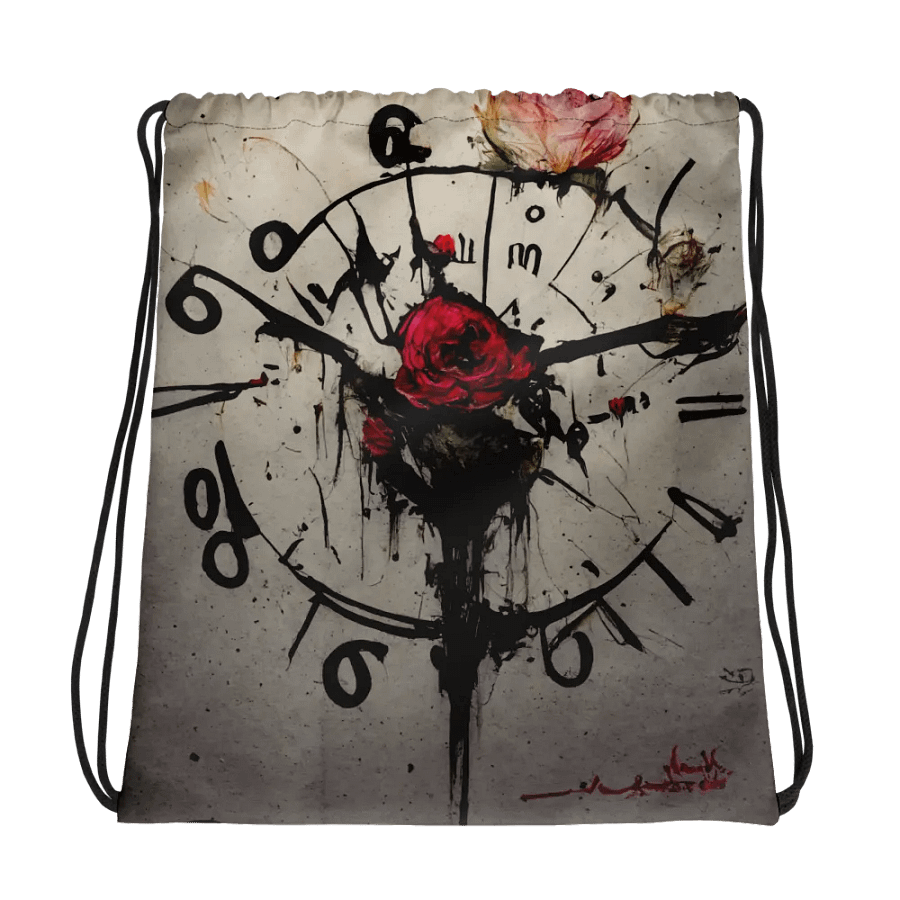 Eternal Bloom Drawstring Bag product image (1)