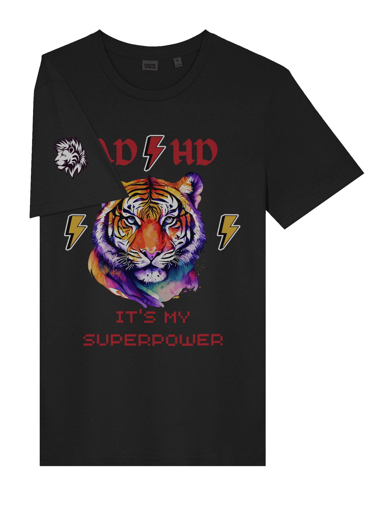 Majestic Mane Lion ADHD Graphic Tee product image (36)