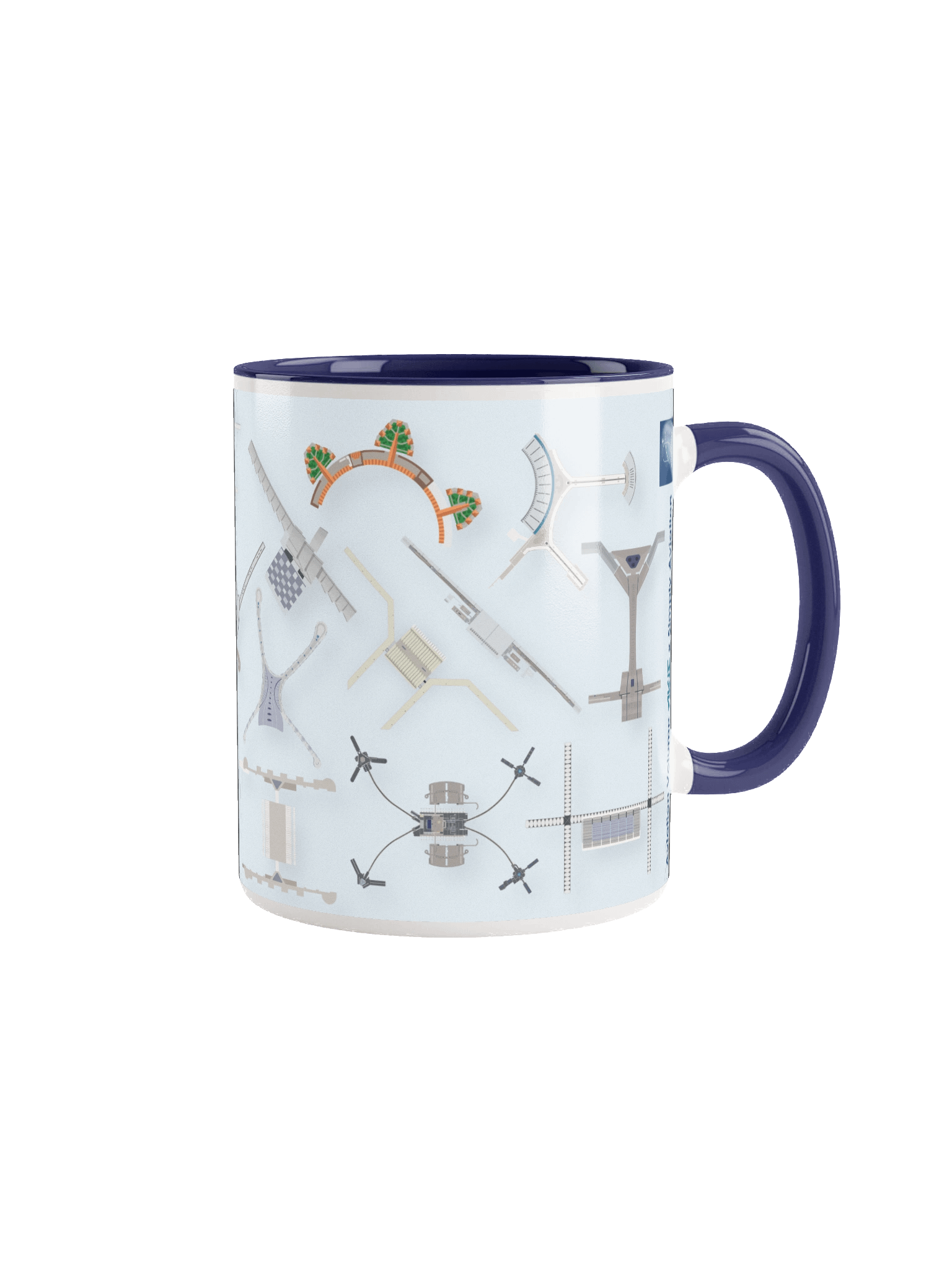 Airport Terminals - Mug Blue product image (1)