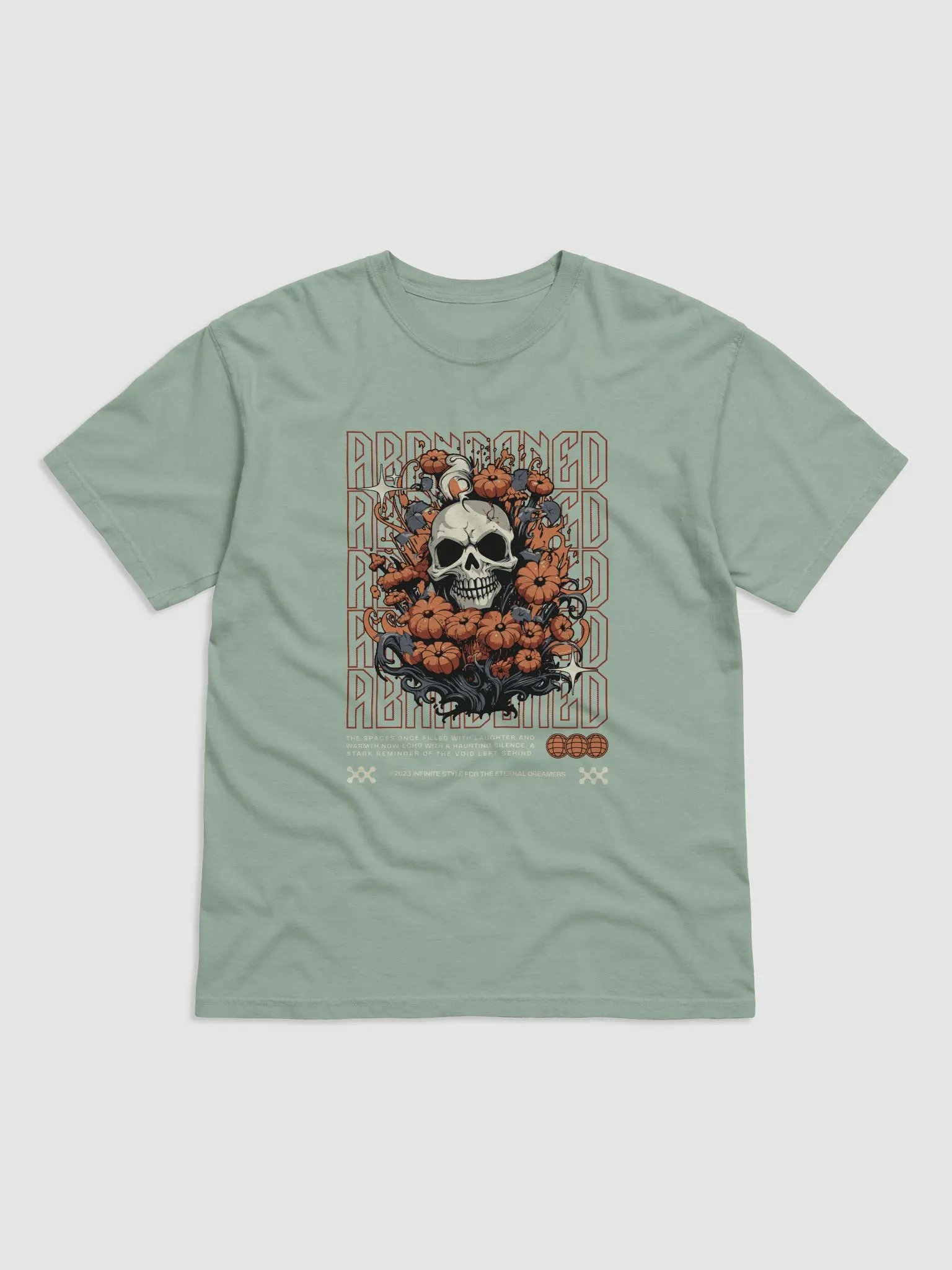 Abandoned Skull and Pumpkin Art product image (10)