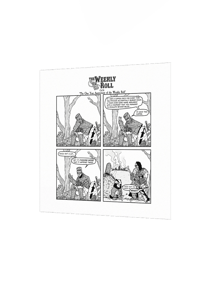 The Weekly Roll Ch. 50. Print Square product image (4)