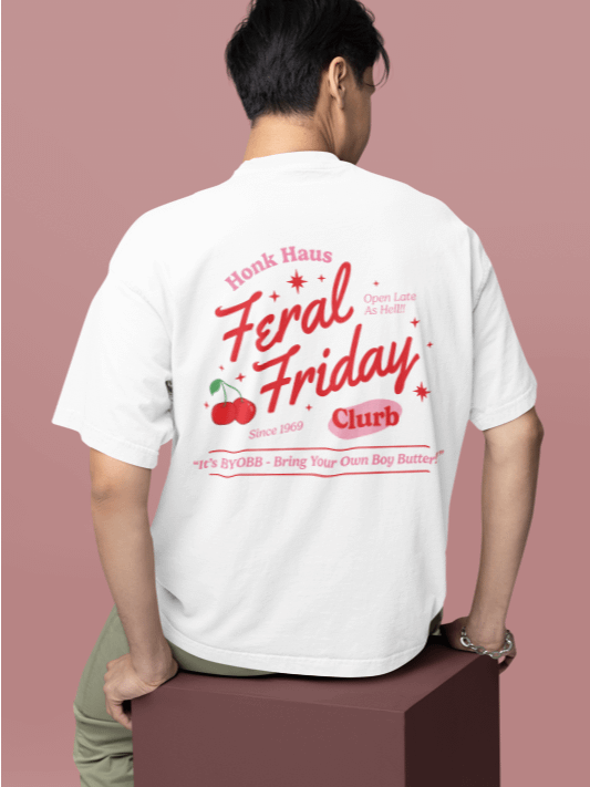 feral friday clurb printed shirt product image (1)