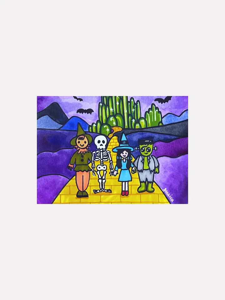 Golden Path Squad Art Print product image (1)